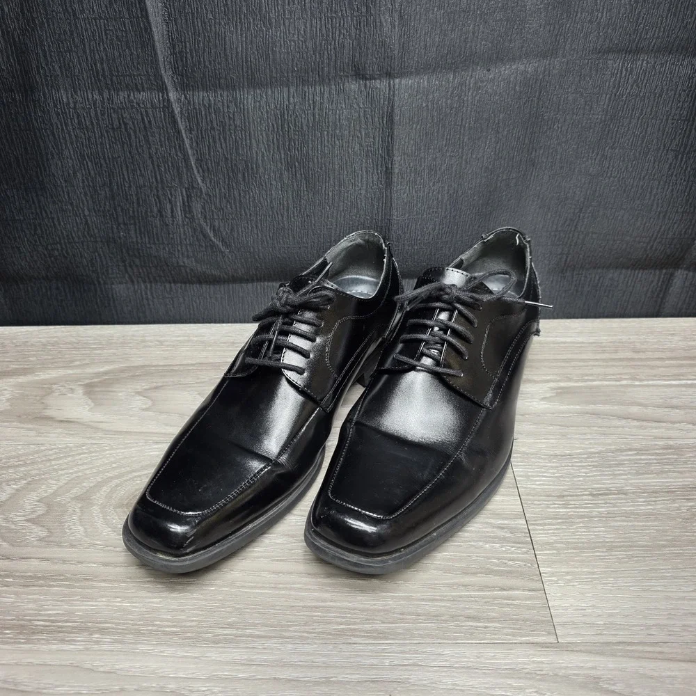 Stacy Adams CALHOUN Men's‎ Black 20117-001 Lace Up Casual Dress Shoes Size 9.5M